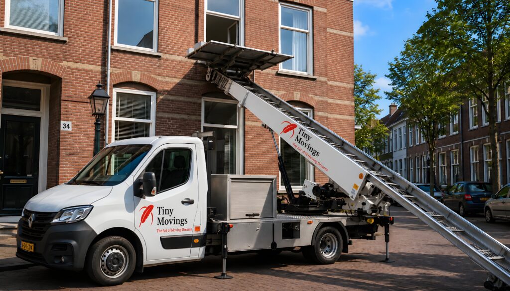 Ladderlift service for moving furniture